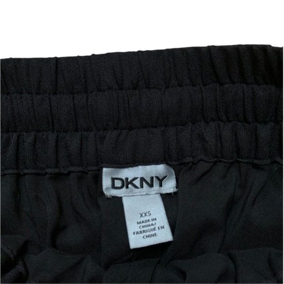 New DKNY Women Black Pants Size XXS - Picture 6 of 8